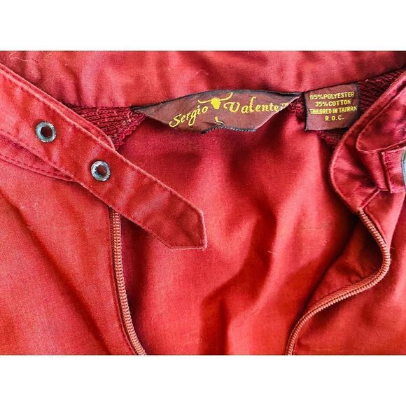 Sergio Valente Mens Vintage 1/4 Zip Casual Top Large - Picture 7 of 9